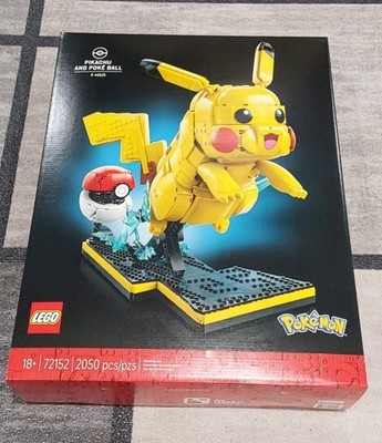 Lego 72152 POKÉMON Pikachu And Poke Ball 2050 pcs - NEW in Factory