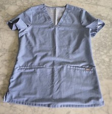 Figs Technical Collection Scrub Top Light Blue 1 Pocket Women's Size XS PO 1299