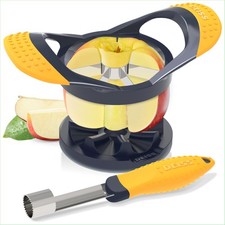 PRO Apple Slicer & Apple Corer Tool - Sharp Stainless Steel Apple Cutter 8 Sl...