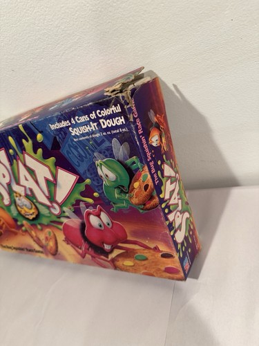 SPLAT VINTAGE! Gioco da tavolo 1990 Milton Bradley completo di pasta essiccata - Foto 2 di 8