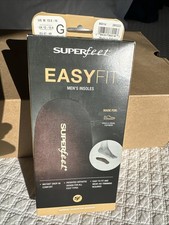 Superfeet Easyfit Men s Orthotic Inserts for Heel Arch Size G