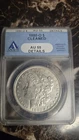 Silver Morgan 1880 O ANACS AU 55 DETAILS CLEANED