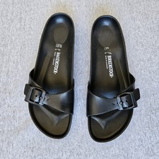 Birkenstock Madrid EVA Essentials Slip Sandals Black EU39 Womens Size 8