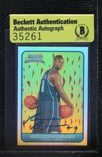 BAS 2006 Bowman Draft Picks & Stars Chrome Refractor Ronnie Brewer Authentic 3c7