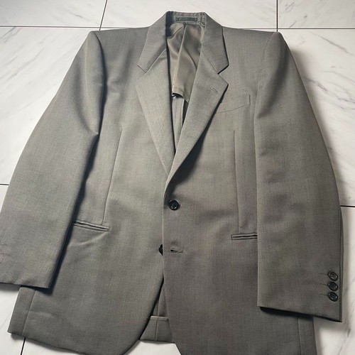 Comme des Garçons Homme Deux Suit 99 Wool Mohair Gray M Japan Unhemmed - Picture 3 of 11