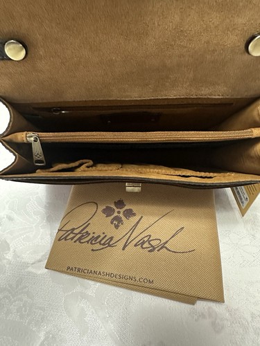 Patricia Nash Consilina Golden Rustic Forest Collection Crossbody Bag - Picture 8 of 18