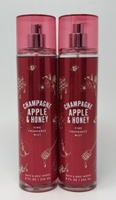 2 NEW RARE Bath  Body Works Champagne Apple  Honey Fine Fragrance Body Mist
