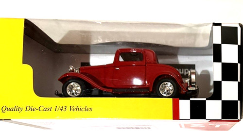 NUEVO Rail King de M.T.H. Roadsters 1:43 Die-Cast 1932 cupé de 3 ventanas (30-5003-1) | Zustand: New