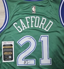 Daniel Gafford Signed Dallas Mavericks Jersey Autographed JSA COA