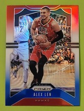 ALEX LEN 2019-20 Panini Prizm Red White Blue Prizm #38 Atlanta Hawks