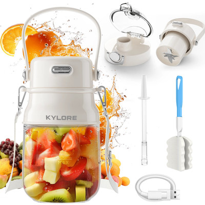 Portable Personal Blender for Shakes and Smoothies 27oz Cup and Lid Type-C