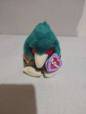 Vintage SWIBCO Puffkins Autumn Woodpecker Plush NWT  s Born 1/29/99