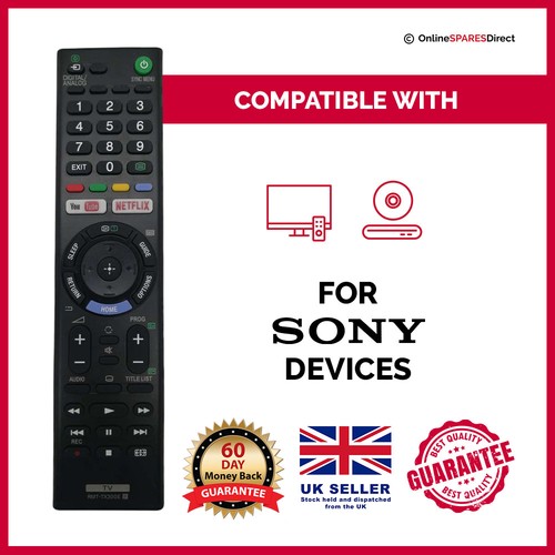Replacement For Sony KDL43WG663BU Remote For Smart Full HD HDR LE - Bild 9 von 11