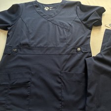 Adar Scrub Set Navy Size Small Junior Fit