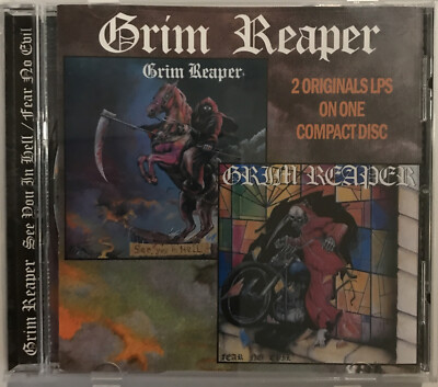 Grim Reaper シー・ユー・イン・ヘル CD Grim Reaper – See You In Hell / Fear No Evil CD 1998 Collectables