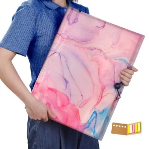 40 Pages A3 Art Portfolio Case Diamond Painting Storage Book for Artwork Photo - Picture 1 of 6