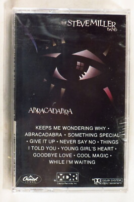 STEVE MILLER BAND   Abracadabra 1987 US XDR cassette SEALED