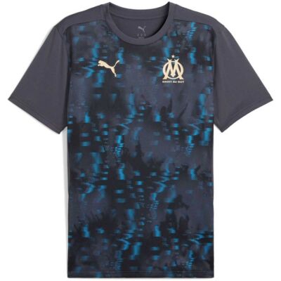 Puma Om Prematch Jersey Grey Olymp.marseille Pre Game Shirt Aufwärmtrikot M-3XL