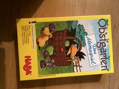 Haba 4610 - Obstgarten Das Memospiel für 1-4 Spieler 3-99 Jahren Neu/New