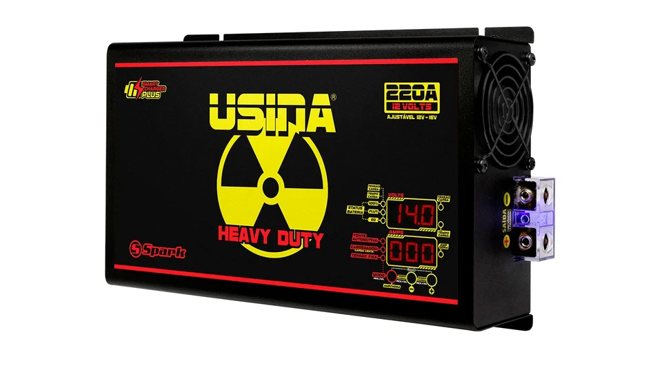 Spark Usina 220A Heavy Duty Digital Automotive Supply 14.4V - 220V Car Audio - Image 2 of 4