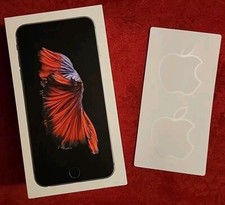 Apple iPhone 6s Plus 64GB Space Gray EMPTY BOX ONLY  2 STICKERS Original Retail