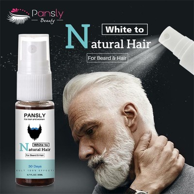 Beard Hair Spray Men Beard Dye Cream Fast Color Natural Black