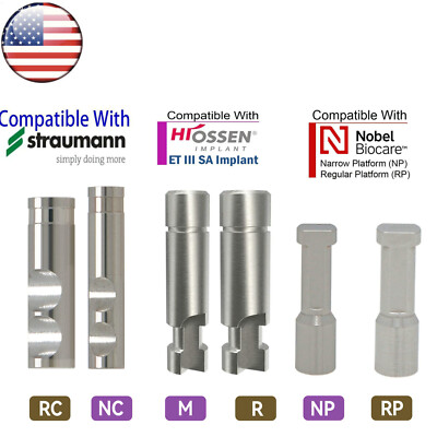 US Dental Lab Implant Analogs for ITI Straumann Hiossen Osstem Nobel Biocare