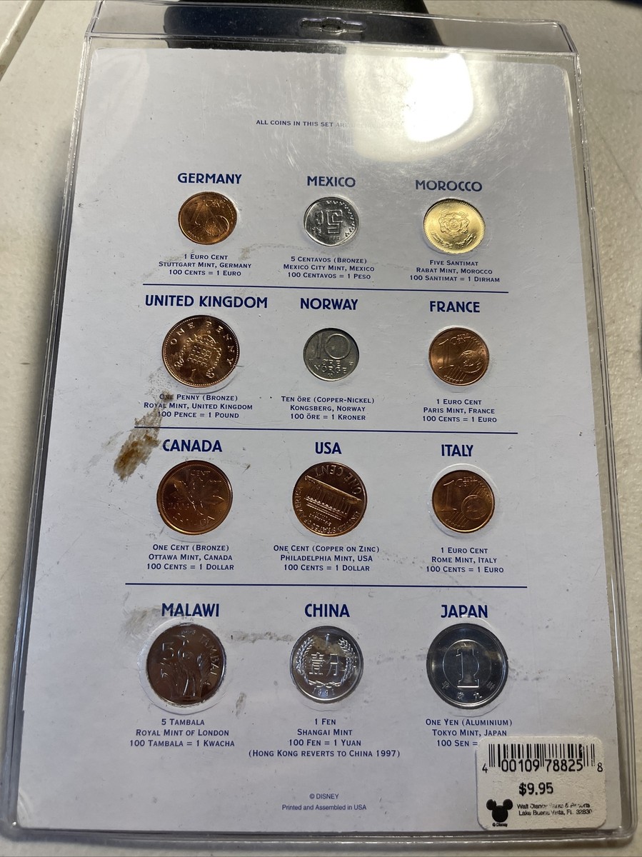 Disney EPCOT International Coins Set of 12 (#20048) | eBay