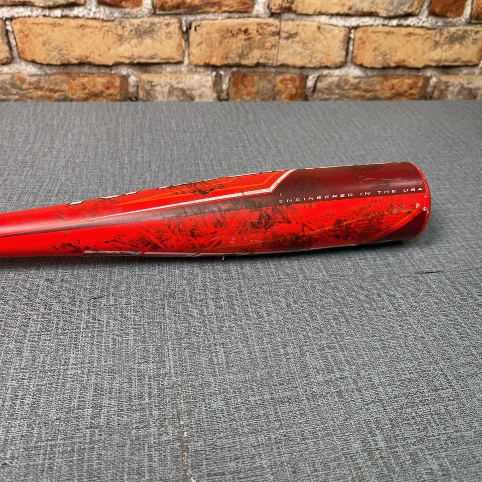 Bate de béisbol juvenil Rawlings Prodigy US2D11-11 28” 2-5/8” EE. UU. naranja rojo Foto 3 de 4