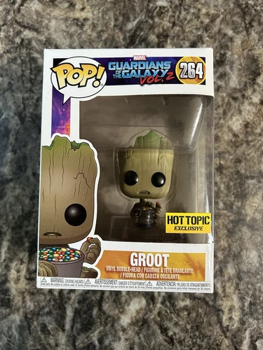 Funko POP! Groot 264 Hot Topic Exclusive Marvel Guardians Of The Galaxy Vol. 2
