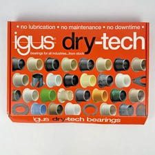 igus Iglide Sample Kit – Dry-Tech Polymer Bearings | Self-Lubricating