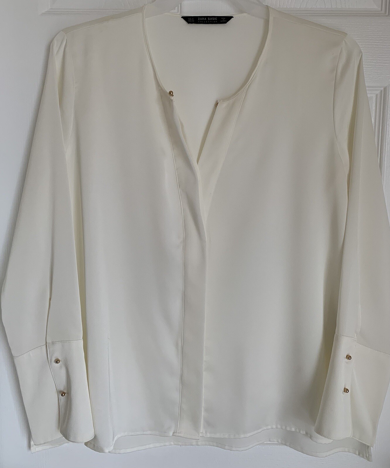 ZARA Basic Collection Elegant & Classic Blouse Iv… - image 10
