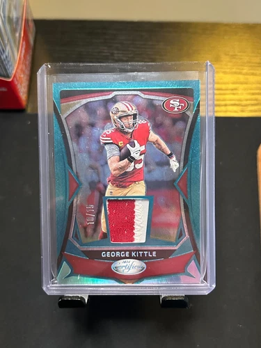 2024 Panini Certified George Kittle Teal /15  49ers Letter Patch #MMPE-GK