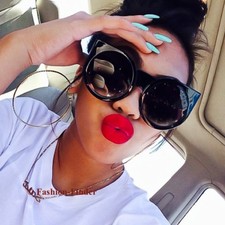 Large Big Thick Arm Round Square Cat Eye Wolves BOHO WaYfe Oversized Sunglasses