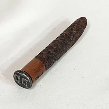 Mahogany Wood & Vintage Railroad Nail Rustic Tobacco Pipe Tamper by Gieske Pipes