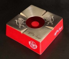 L & M Aschenbecher, silber/rot,  Ascher, Zigaretten, Bar, Gastro,  Neu!