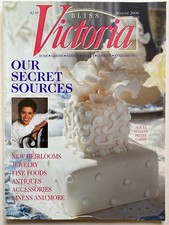 OUR SECRET SOURCES August 2000 VICTORIA Magazine LINENS AND MORE / ANTIQUES