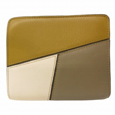 Loewe Puzzle Compact Zip Wallet Bi-fold with Coin Purse Anagram