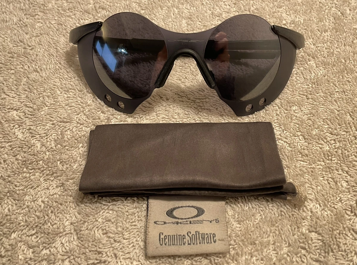 Oakley Zero 0.3 Sleet Sunglasses Black Iridium VERY NICE eBay