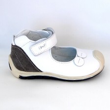 Girls leather sandals size 22 ballerina casual elegant first walker buty EMEL