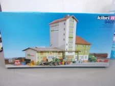 KIBRI # 9408 ~ FARM SUPPLY ELEVATOR / WAREHOUSE BUILDING KIT~ HO SCALE