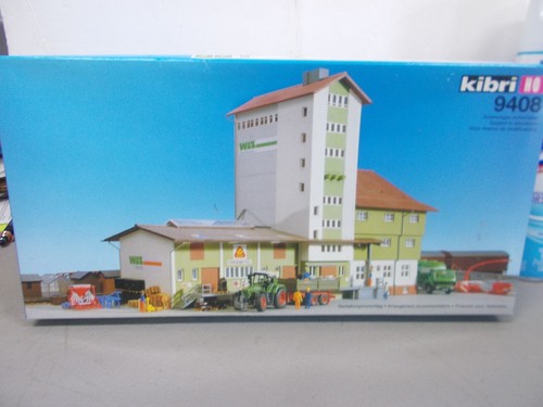 KIBRI # 9408 ~ ELEVADOR DE SUMINISTROS AGRÍCOLAS / KIT DE CONSTRUCCIÓN DE ALMACÉN ~ ESCALA HO | Zustand: Used