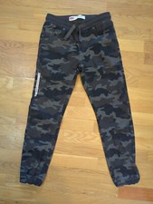 Levis Pants Youth 8-10 Camo Joggers Camouflage Pull On Elastic Waist Kids Boys
