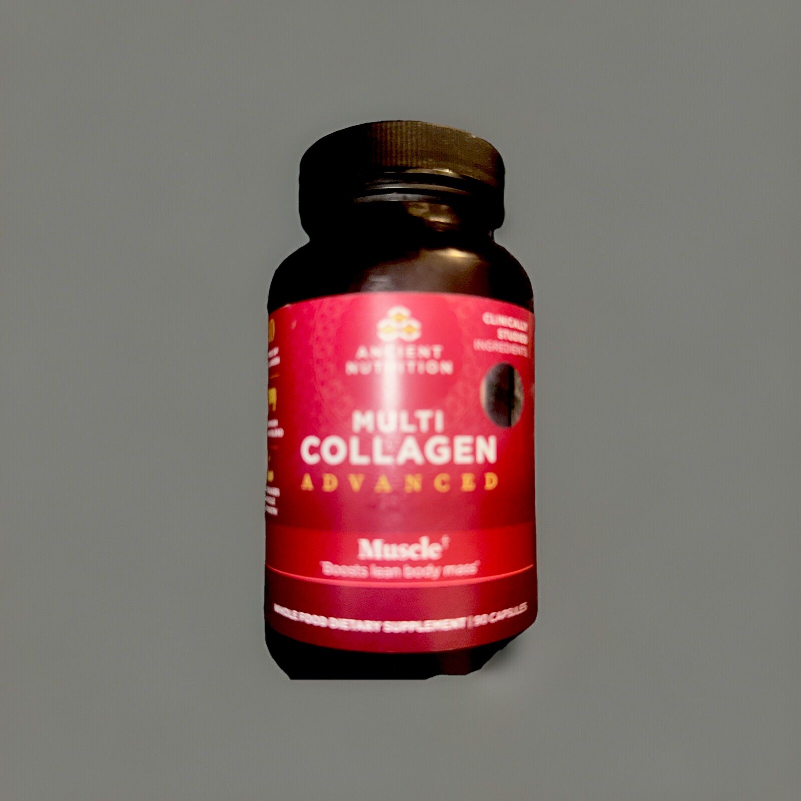 90 CAPS ANCIENT NUTRITION MULTI COLLAGEN ADVANCED MUSCLE -EXP 04/2027