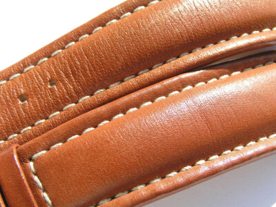 Breitling レザーベルト ブラウン　22mm Brown Novo Nappa Calfskin Leather Strap - 22 437X | Breitling