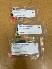 Lot of 3 Extron 70-201-01 RJ-11 / RJ-45 Bezel Kits
