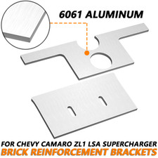 Lsa Supercharger Brick Reinforcement Brackets 150035 For Chevy Camaro Zl1 12-15