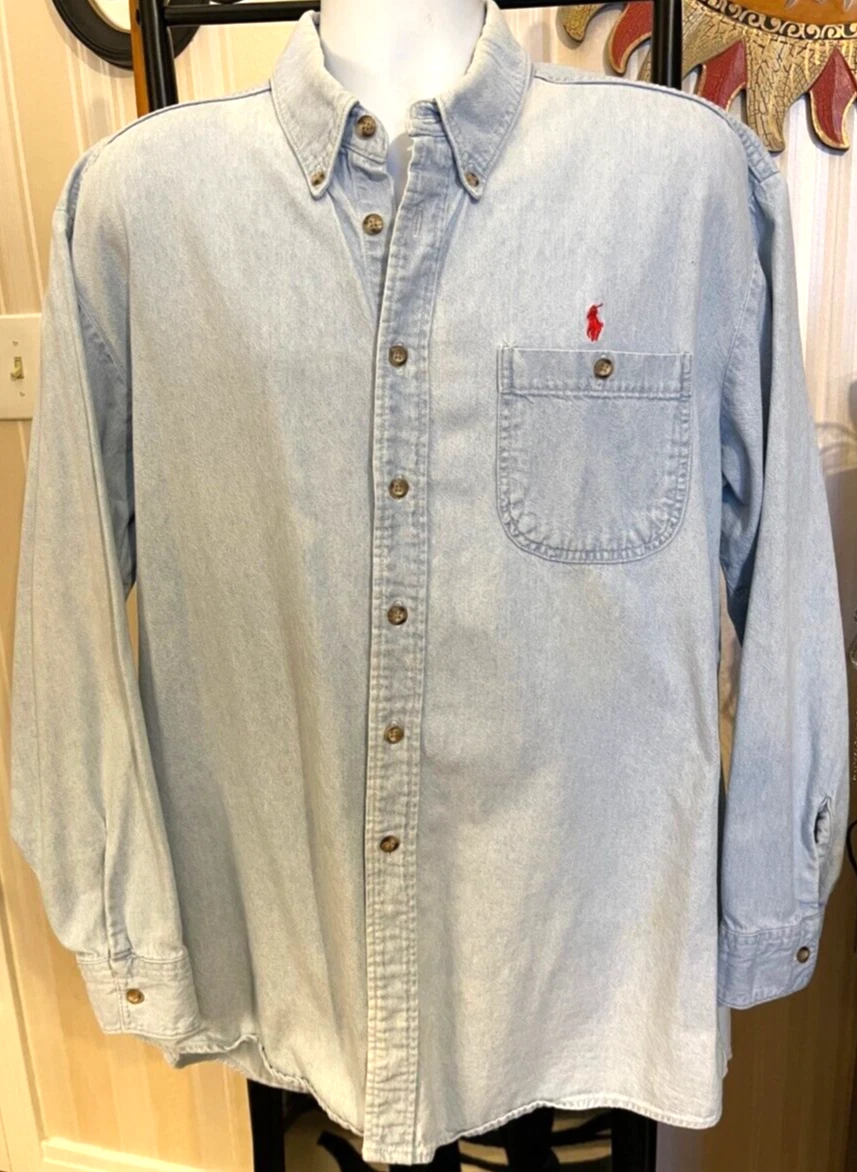 Vintage ralph 2025 lauren denim shirt