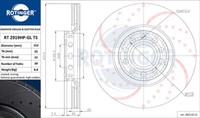 Rotinger 2X Bremsscheibe Vorne Ø312 Mm Gelocht BelüFtet FüR Audi A4 8EC B7 2.0