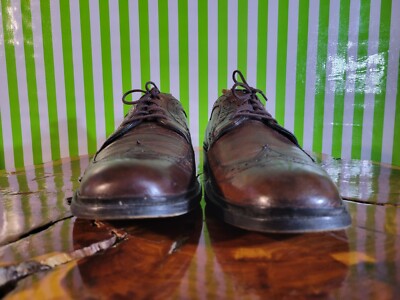 aston grey brown dress shoes Aston Grey Collection Leather Leu Oxfords Chestnut Lace Up Mens Dress Shoes 10